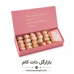 باکس گل کدb302 رزهلندی صورتی