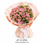 دسته گل رز مینیاتوری صورتی کدb201