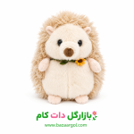 عروسک جوجه تیغی افتابگردان رنگ روشن کدb402