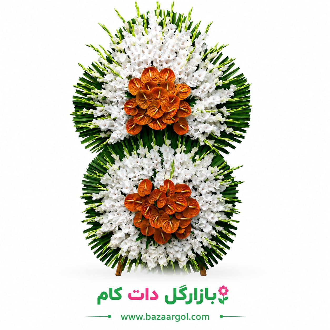 IMG-20260725-WA0032 تاج گل کدb134 دوطبقه گلایل انتریم - تصویر 1