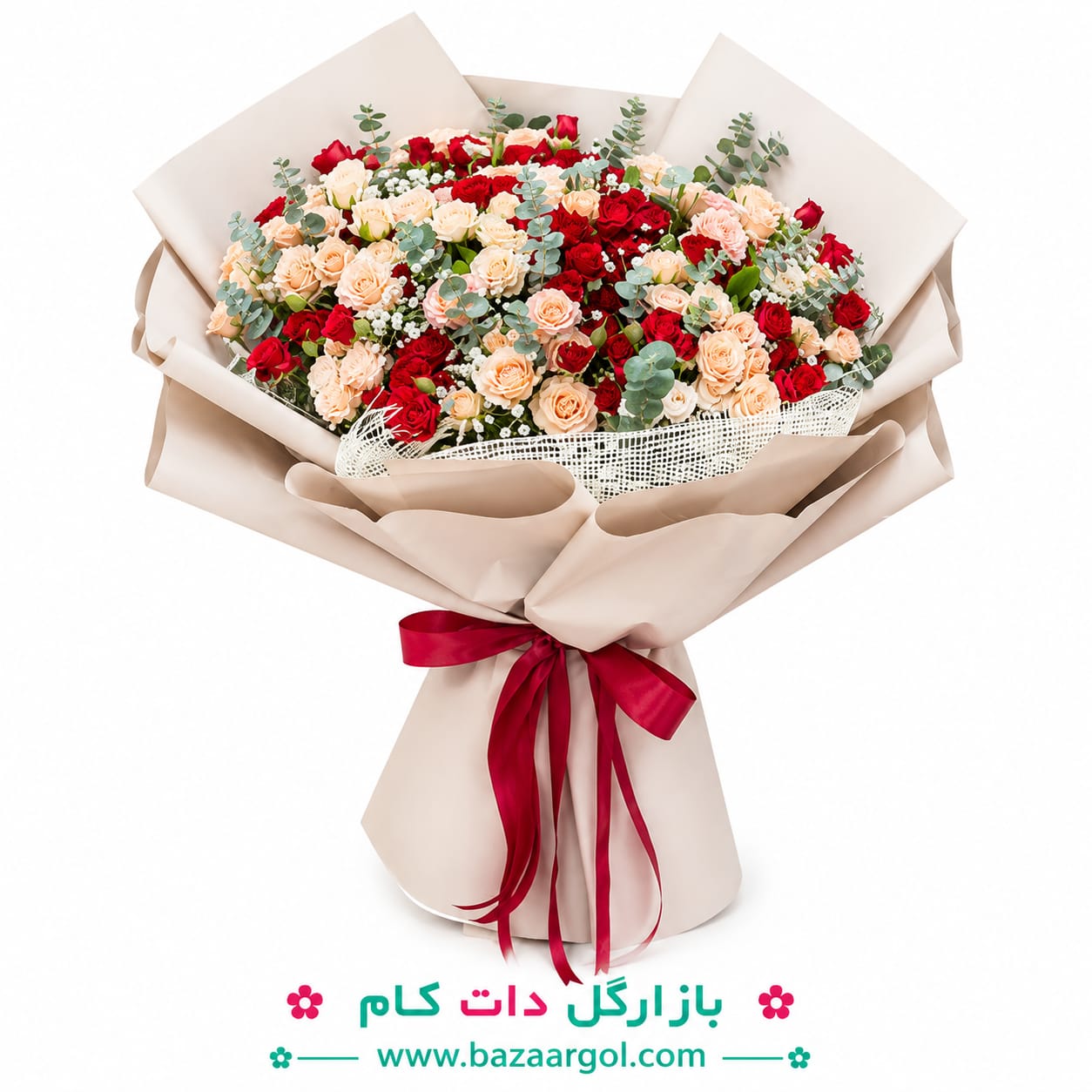 IMG-20260730-WA0098 دسته گل کد b226رز مینیاتوری - تصویر 1